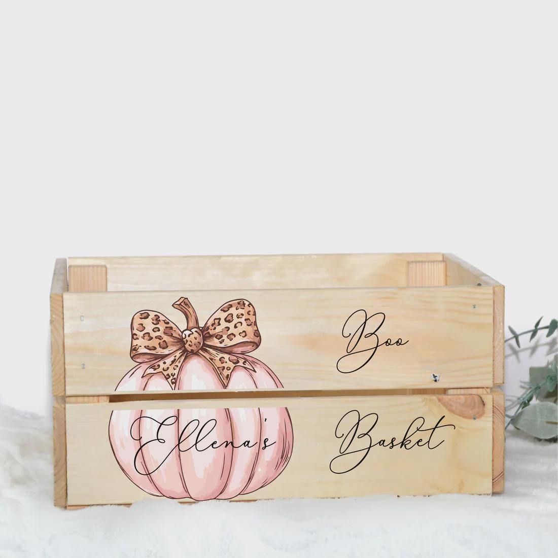 Personalized Halloween Treat Crate: Spooky Season Boo Box