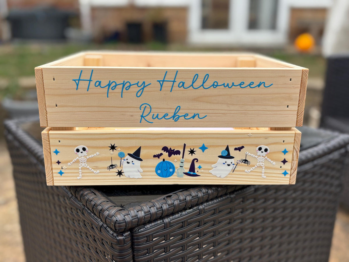 Personalised Halloween Treat Crate: Spooky Season Boo Box