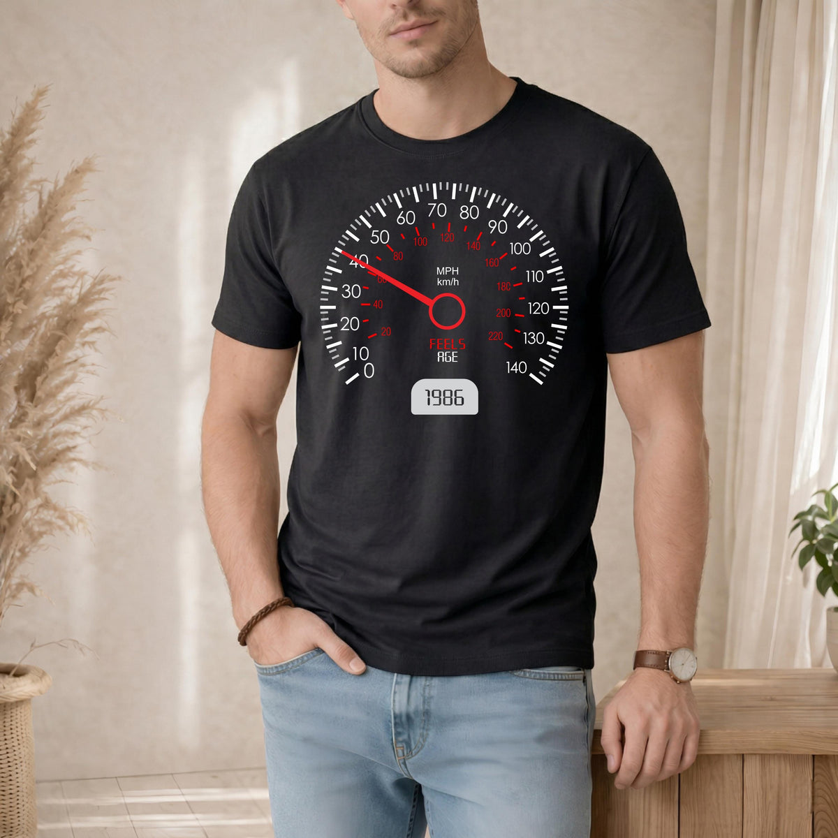 Men's 40th Birthday Personalised T shirt