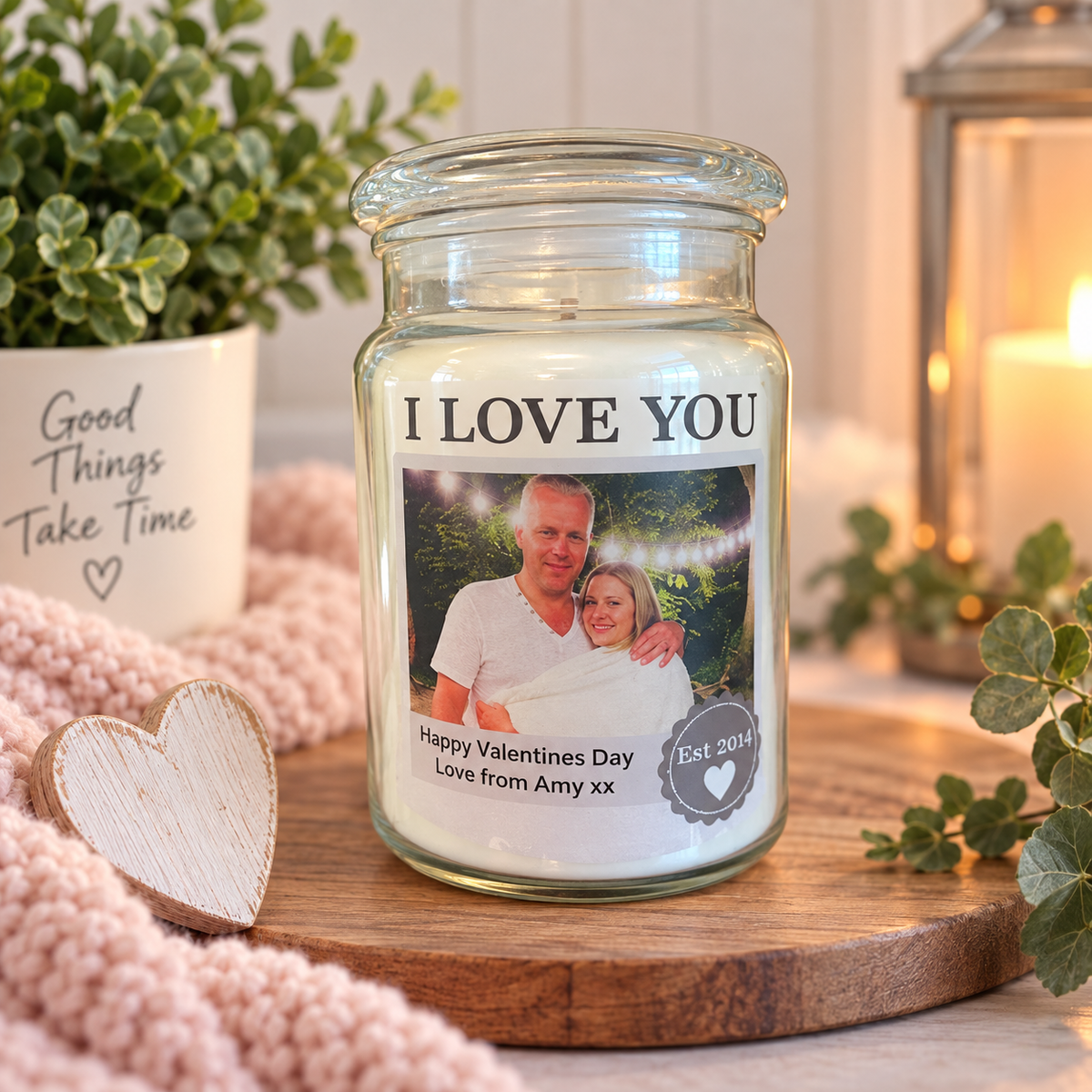 Personalised Photo Candle