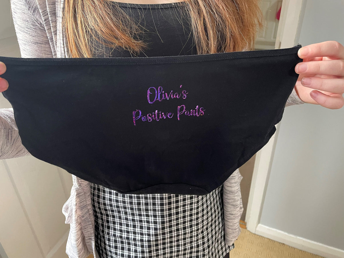 Personalised Positive Pants Knickers underwear