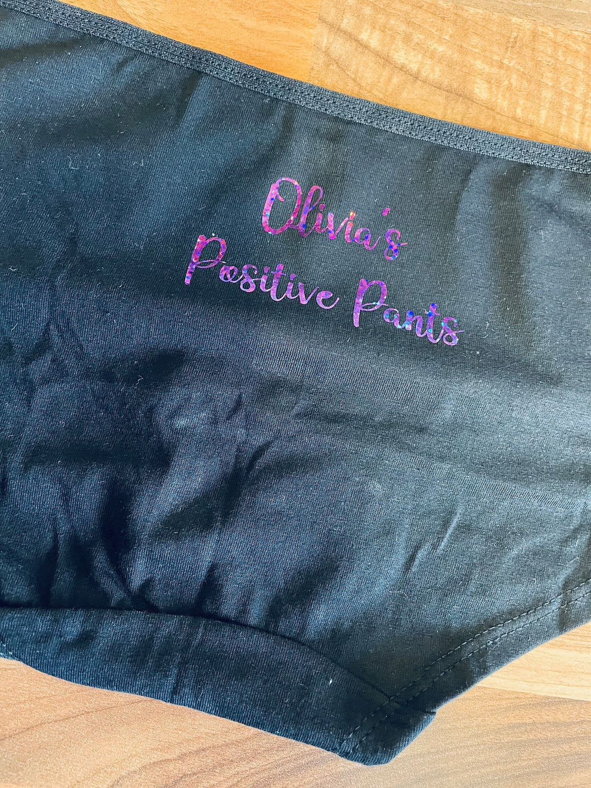 Personalised Positive Pants Knickers underwear