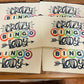 Crazy Bingo Lady Pen Bag: Dobber Bag, Bingo case