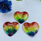 Rainbow Resin Heart Pocket Hug: Positivity Token Gift