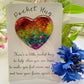 Rainbow Resin Heart Pocket Hug: Positivity Token Gift