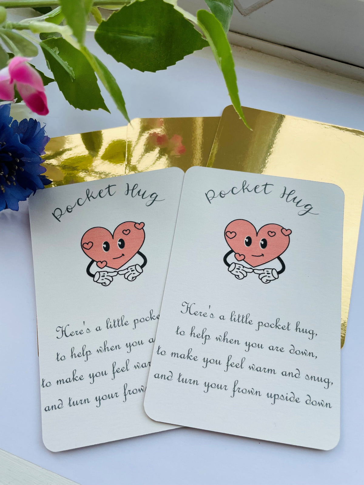 Rainbow Resin Heart Pocket Hug: Positivity Token Gift