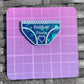 Positive Pants Resin Badge: Handmade Mental Health Gift