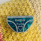 Positive Pants Resin Badge: Handmade Mental Health Gift