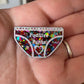 Positive Pants Resin Badge: Handmade Mental Health Gift