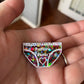 Positive Pants Resin Badge: Handmade Mental Health Gift