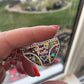 Smarty Pants Resin Keychain: Handmade Brooch Pin Badge