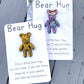 Handmade Resin Bear Hug Token: Pocket Mental Well-being Gift