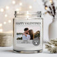 Personalized Scented Candle: 90 Hour Burn Time, Custom Photo Label