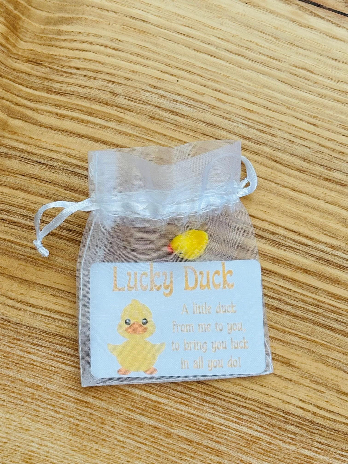 Lucky Duck Gift: Novelty Good Luck Charm