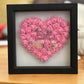 Mother's Day heart frame and flowers, Mother's Day flowers, gift for her, Nanny Gift, love gift