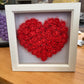 Mother's Day heart frame and flowers, Mother's Day flowers, gift for her, Nanny Gift, love gift