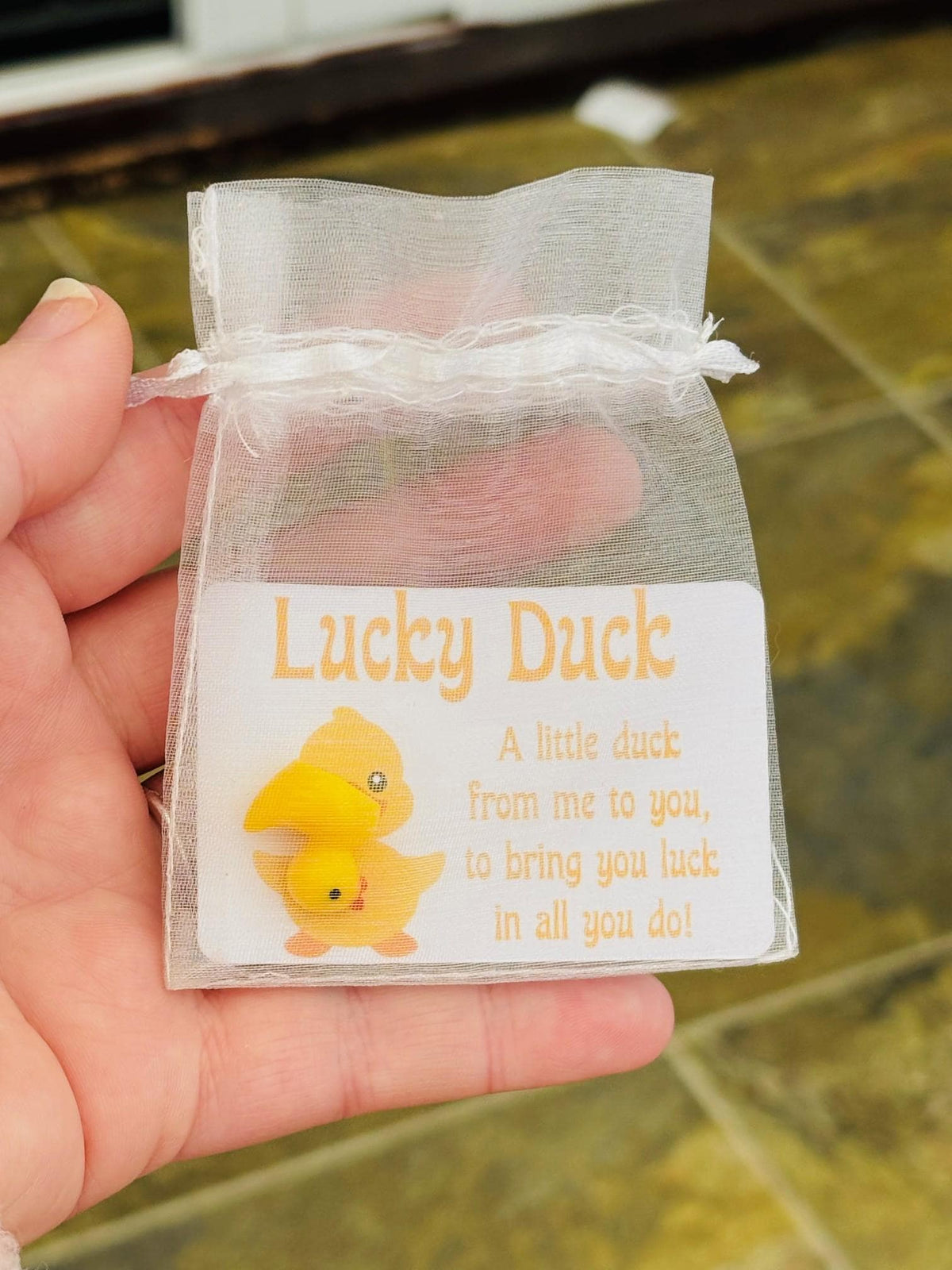Lucky Duck Gift: Novelty Good Luck Charm