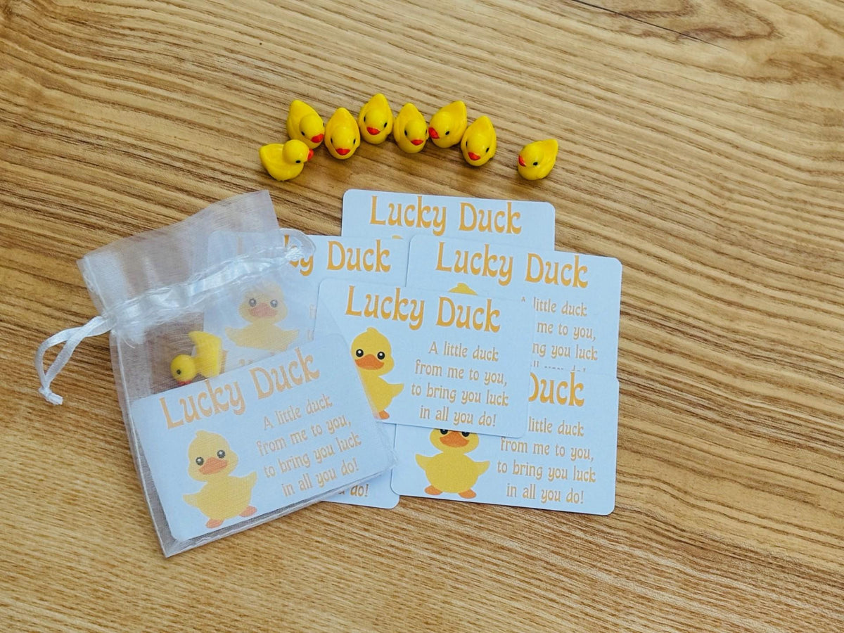 Lucky Duck Gift: Novelty Good Luck Charm