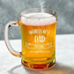 Personalised Beer Glass, Daddy's Beer, Grandads beer, dads beer