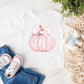 Personalised Halloween T-Shirt: Sparkly Pumpkin, Custom Name