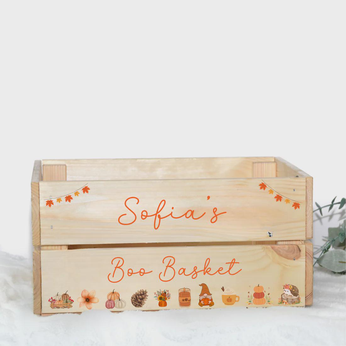 Personalised Halloween Treat Crate: Spooky Season Boo Box
