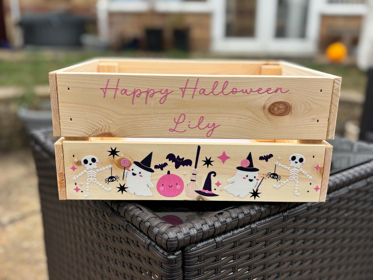 Personalised Halloween Treat Crate: Spooky Season Boo Box