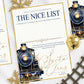 Personalised Santa's Nice List Certificate: Polar Express Design