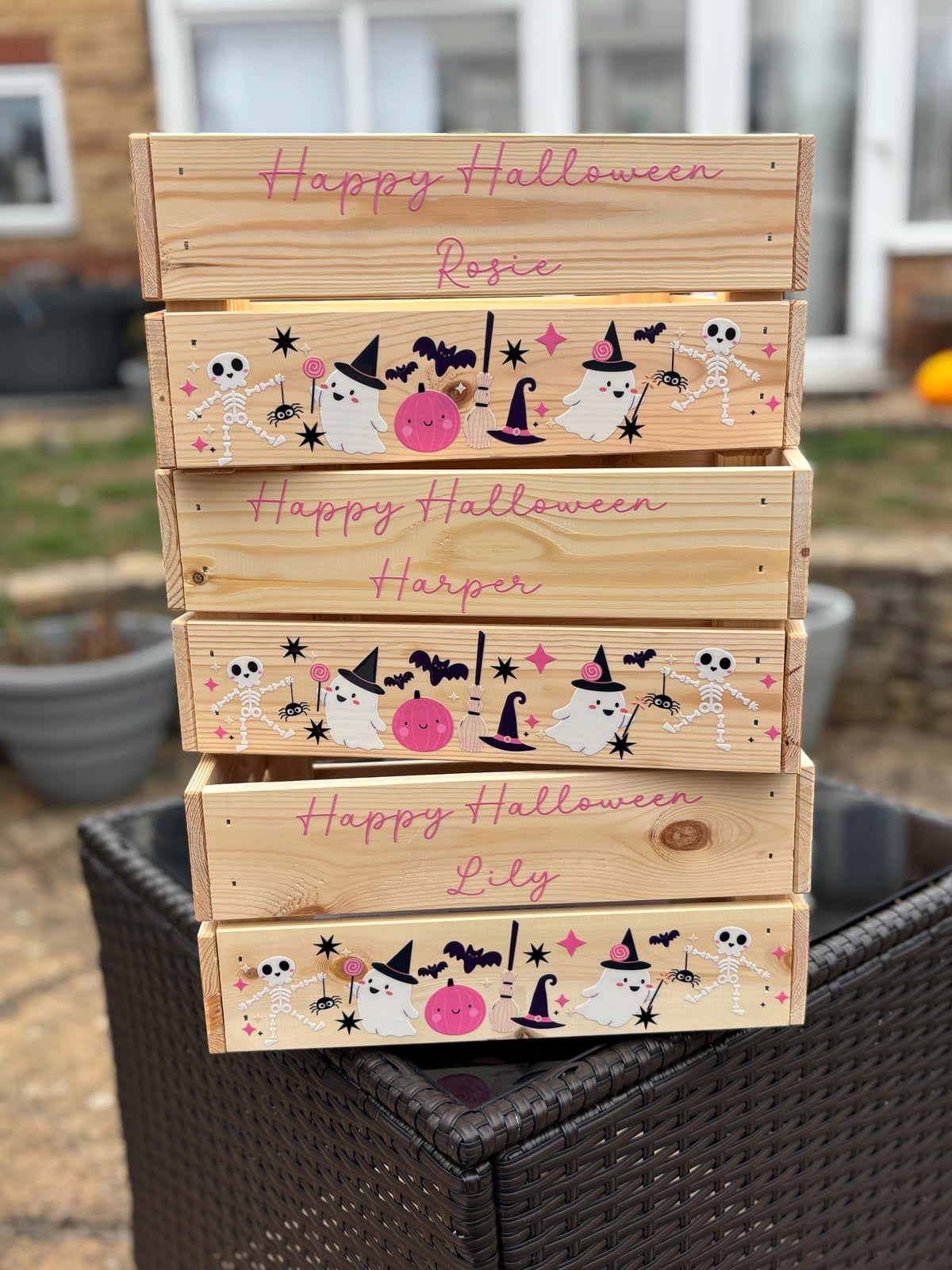 Personalised Halloween Treat Crate: Spooky Season Boo Box