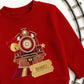 Personalised Christmas Jumper, Polar express train, believe, Personalised Christmas T shirt