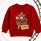 Personalised Christmas Jumper, Polar express train, believe, Personalised Christmas T shirt