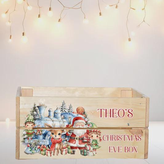 Christmas Eve Box, Polar Express train, Christmas Hamper, Christmas hamper, treat box