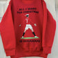 Ronaldo Christmas Jumper, kids personalised Jumper, 'All I want for Christmas is su'