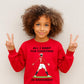 Ronaldo Christmas Jumper, kids personalised Jumper, 'All I want for Christmas is su'