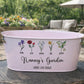 Personalised Planter,  plant pot, garden gift, Gift for Daddy, Grandad, mummy, nanny, grandma