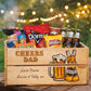 Personalised wooden Dad's Hamper, Gift for Dad, Father's Day Crate, Birthday gift for Dad