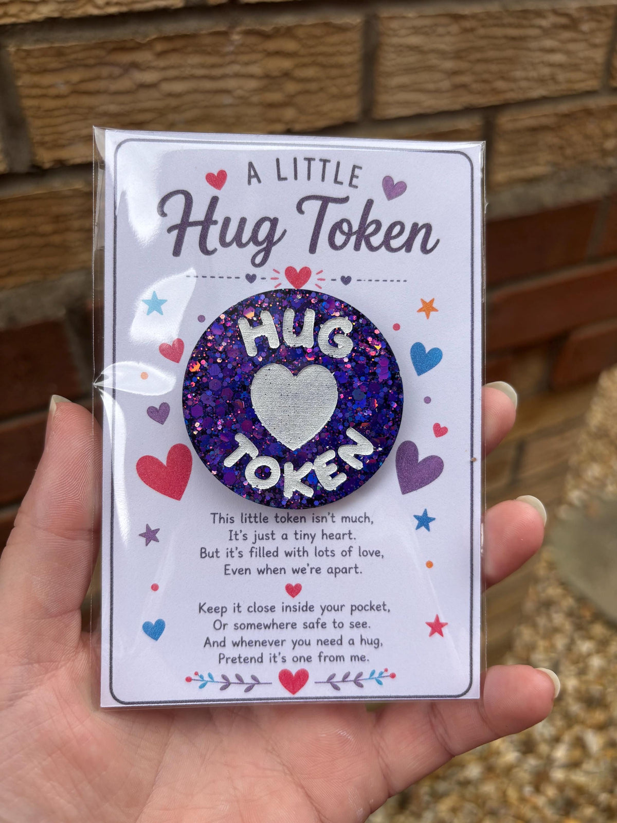 Pocket Hug: Positivity Token Gift, hug token
