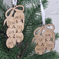 Personalised Christmas Bauble, Custom Family Name Tree Decoration, Christmas believe bell