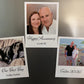 Personalised Polaroid Photo Magnet | Custom Photo Fridge Magnet | 7.5 x 10.5cm Satin Resin Finish | Personalised Gift for Cou