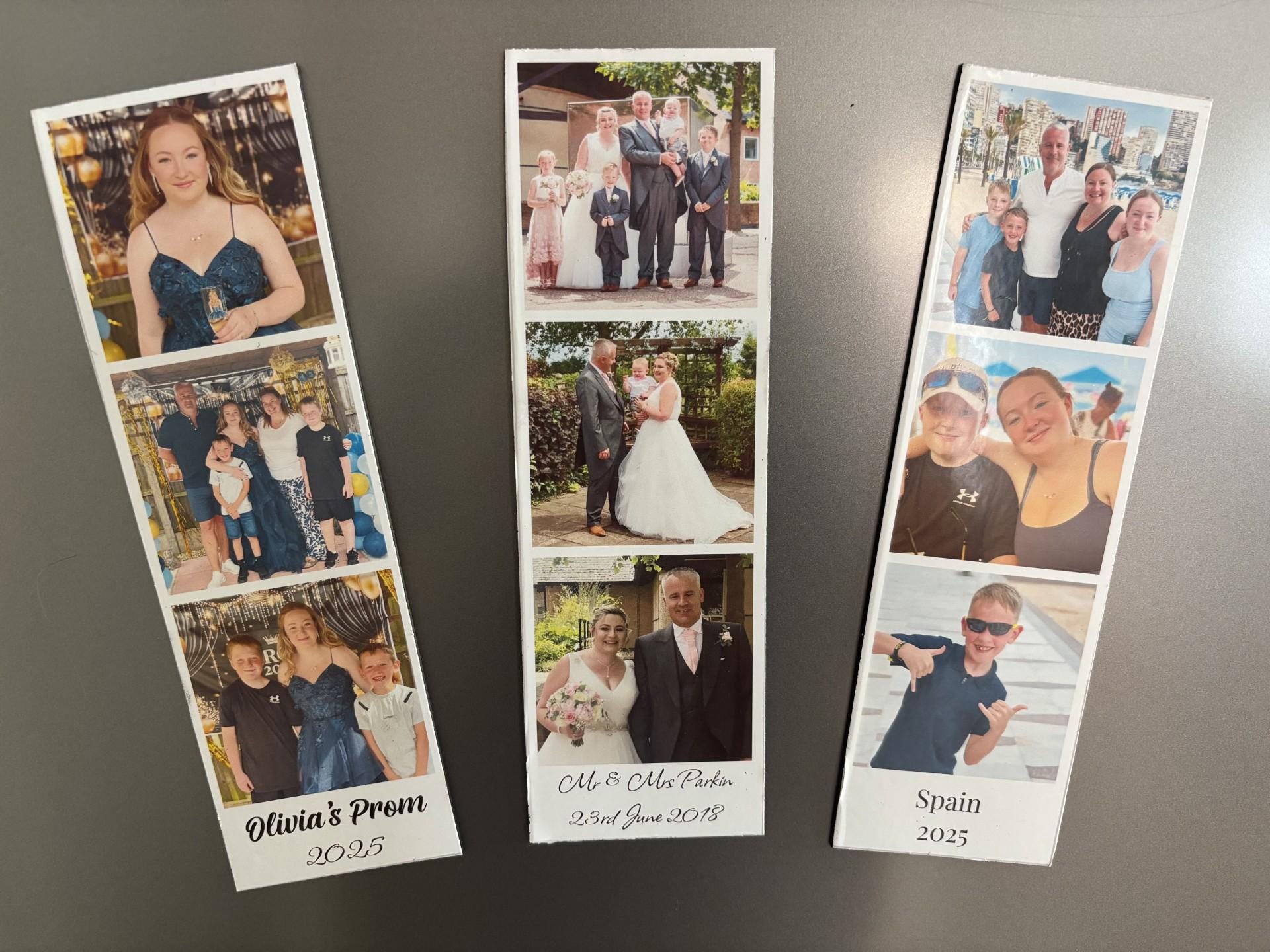 Personalised Photo Strip Magnet | Custom Photo Magnet | Fridge Magnet | Prom | Wedding Photo | Holiday Memories | Polaroid St