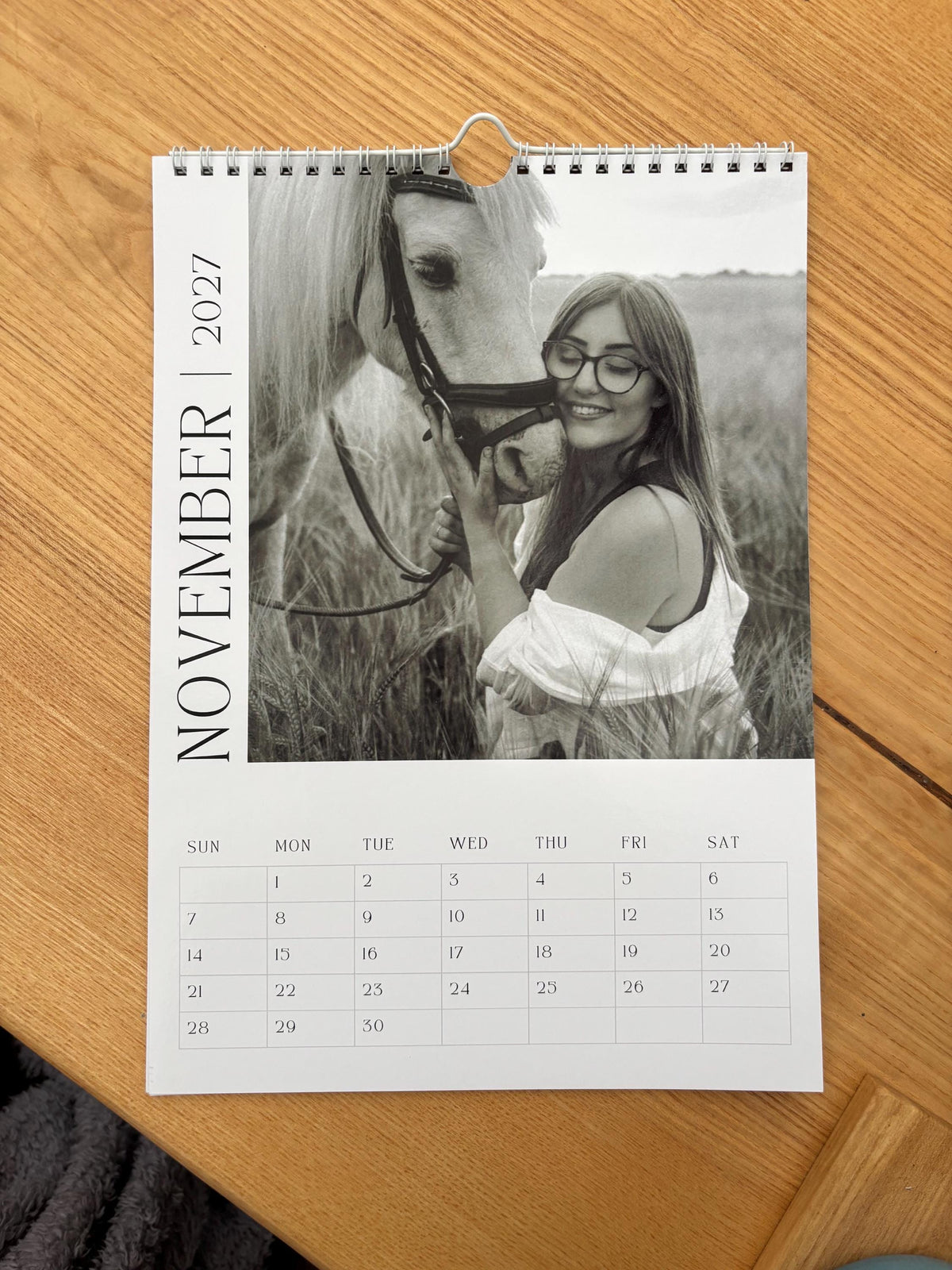 Personalised 2027 Photo Wall Calendar | Custom A4 Family Calendar | Your Own Photos | Personalised Christmas Gift