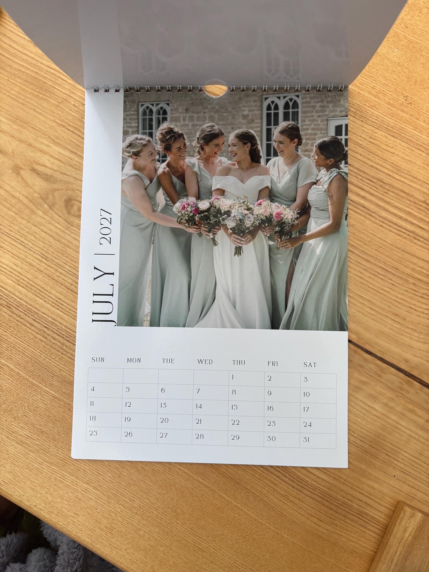 Personalised 2027 Photo Wall Calendar | Custom A4 Family Calendar | Your Own Photos | Personalised Christmas Gift
