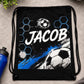 Personalised PE Bag, Cotton Drawstring Bag: School Gym, Dance, or Swim