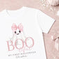 Personalised Halloween T Shirt, Ghost Design.