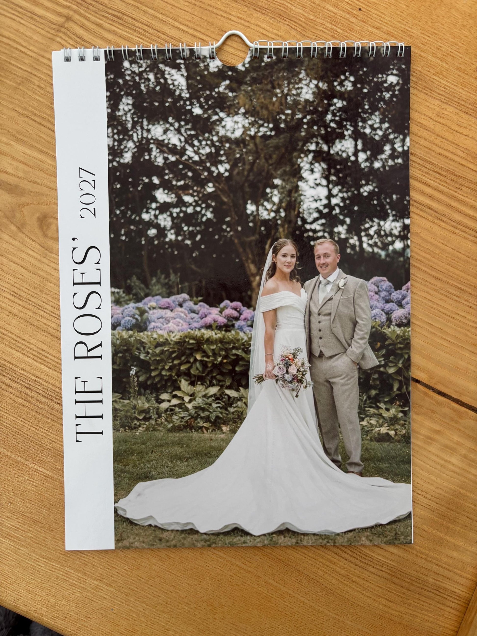 Personalised 2027 Photo Wall Calendar | Custom A4 Family Calendar | Your Own Photos | Personalised Christmas Gift