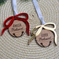 Personalised Christmas Bauble, Custom Family Name Tree Decoration, Christmas believe bell