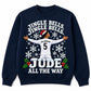 Jude Bellingham Christmas Jumper, Jingle Bells, Football Christmas Sweatshirt, Football Fan Xmas Gift