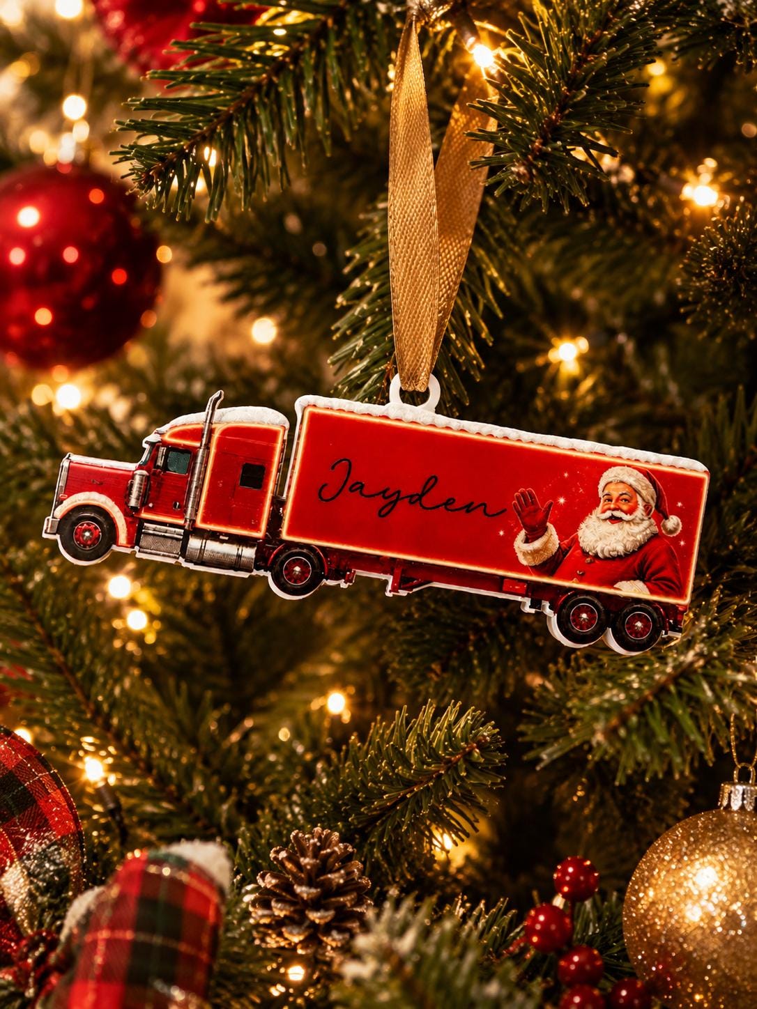 Personalised Christmas Decoration, Christmas is coming, Tree decoration